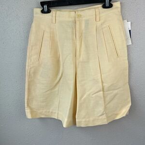 NWT Liz Claiborne Linen Blend Shorts Size 10